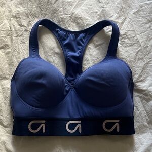 GAP Navy Racerback Molded Sports Bra